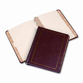 Three-Post Binder For Corporation Minute Sheets, 11 X 8-1/2