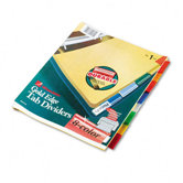 Gold Pro Insertable Tab Index, 8-Tab, Letter, Buff Sheets