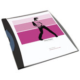 SmartImage Report Cover, Swing Clip, Letter, Holds 30 Pages, Black/Blue