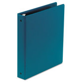 Basic Vinyl Round Ring Binder, 1-1/2" Capacity, Green