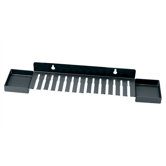 Wall Mount Patch Cable Hanger with Side Trays
