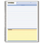 Cambridge Limited Cambridge Limited Business Notebook, Ruled, Letter, 80 Sheets/Pad