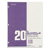 Quadrille Graph Paper, Quadrille, 8 1/2 X 11, 12 Pads/Pack