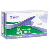 Security Envelope, 3 5/8 X 6 1/2, 20 Lb, 80/Box