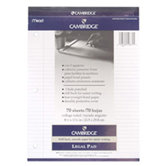 Pad Legal Cambridge White 70 Ct