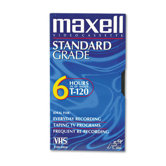 All-Purpose Standard Grade Six Hour VHS Videotape Cassette