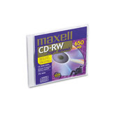 CD-RW Discs, 700MB/80min, 12x, with Jewel Cases, Gold