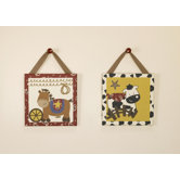Round Em Up Canvas Wall Art (Set of 2)