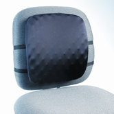 Halfback Back Support Chair Pad with Strap
