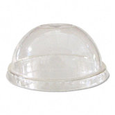 Compostable Cold Drink Cup Lids, Dome, 1000/Carton