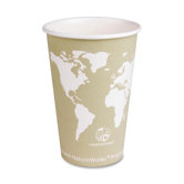 Renewable Resource Hot Drink Cups, 16 oz., 50/PK