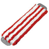 Microfiber Mop Head in Red / White
