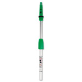 Opti-Loc Aluminum Extension Pole, 13-ft., Two Sections, Silver/Green
