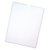 Vinyl Envelope, Pressure Sensitive, 10 per Pack, Clear