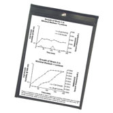 Ticket Holder, Job, Top Load, 8-1/2"x11", 25 per Box, Metal Eyelet
