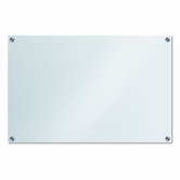Glassx Frosted Glass Dry Erase Board, 35 X 23, Unframed