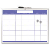 Magnetic Dry Erase Board, Monthly Planner, 23 X 17