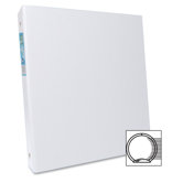 Elements Eco-Friendly Round Ring Binder, 1in Capacity, White
