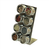 Soho 8-Piece Stainless Steel Container and L-Stand Set