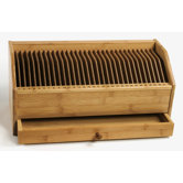 Bamboo Monthly Bill / Invoice Organizer with Drawer