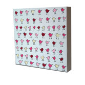 Lotsa Organized Birdies Original Canvas Painting