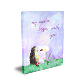 Words of Wisdom My Smiles Begin with You Canvas Art