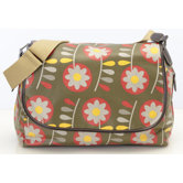 Retro Messenger Diaper Bag