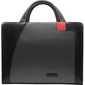 Microfiber Nylon Business Cases Double Zip Briefcase