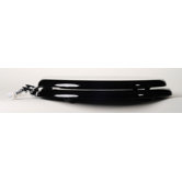 Designer Solid Round Toilet Seat with PVD Chrome Hinges
