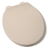 Deluxe Plastic Round Contemporary Toilet Seat