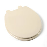 Deluxe Molded Round Wood Toilet Seat