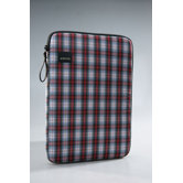 Plaid Laptop Sleeve in Red / Green