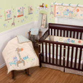 Animal Spots and Stripes Crib Bedding Collection