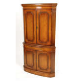 Classic Bow Corner Wine Cabinet