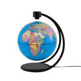 8" Levitating Political Blue Ocean Globe