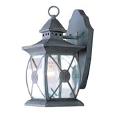 Providence Outdoor Wall Lantern in Charcoal