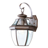 Monterey  Outdoor Wall Lantern in Imperial Bronze and Beveled Glass