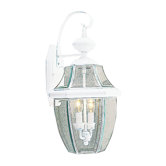 Monterey Outdoor Wall Lantern in White