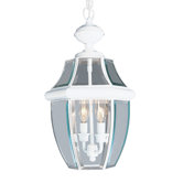 Monterey Outdoor Hanging Lantern in White