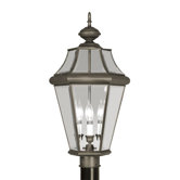 Georgetown  Outdoor Post Lantern in Bronze