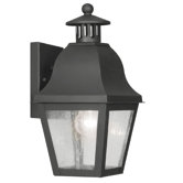 Amwell  Outdoor Wall Lantern in Black