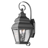 Exeter  Outdoor Wall Lantern in Black