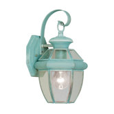 Monterey Outdoor Wall Lantern in Verdigris