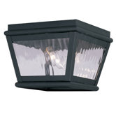 Exeter 2 Light Outdoor Flush Mount