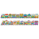 Puzzle Doubles Giant ABC and 123 Trains