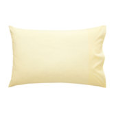 Kensington Plain Dye Pillowcases in Primrose