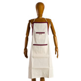 Jullian of Paris Brand Canvas Painters Apron in Unbleached Natural
