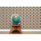 Squirrel Wallpaper in Latte