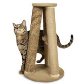 Hyacinth and Jute Pyramid Scratch Post