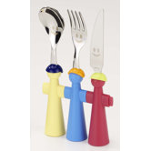 3 Piece Assorted Puppet Cutlery Set